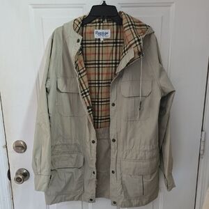 Repage Unisex Beige Hooded Jacket